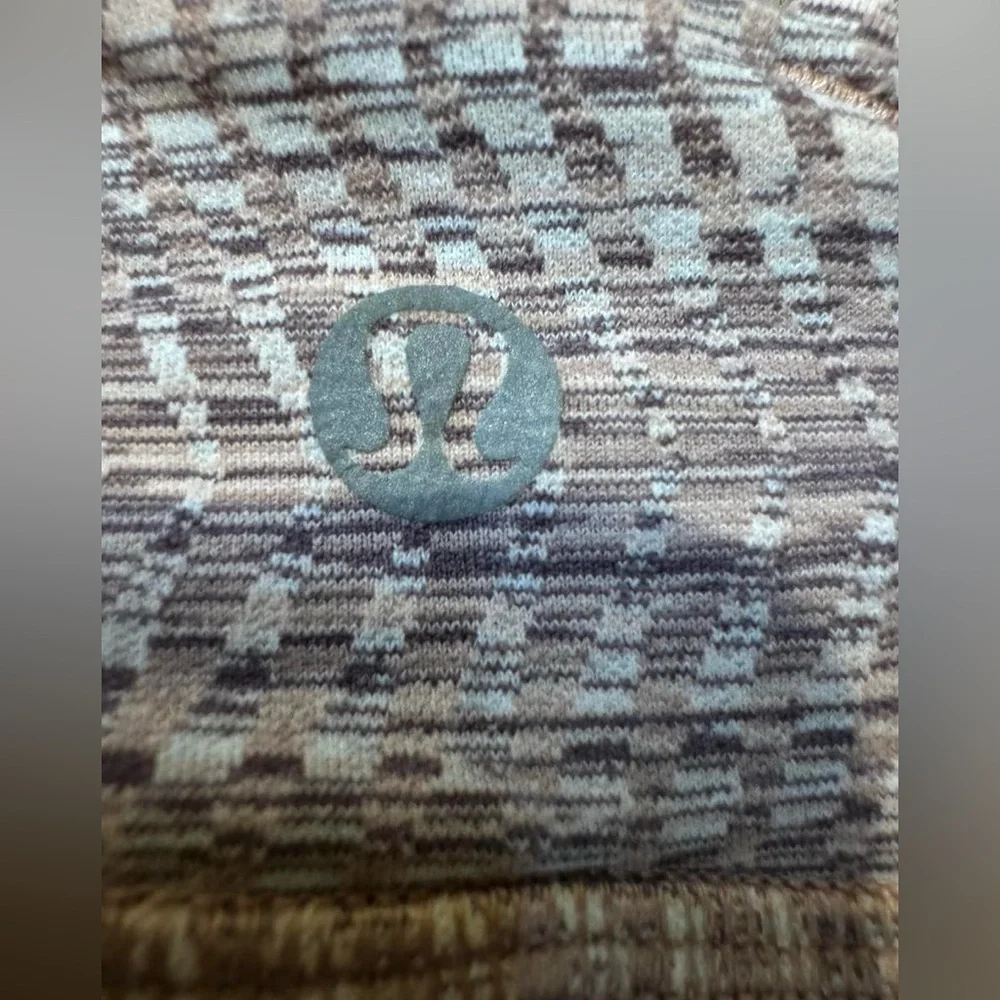 Lululemon Energy Bra Arrow Jacquard Antique Bark Copper Coil Size 4 - W2AI8S